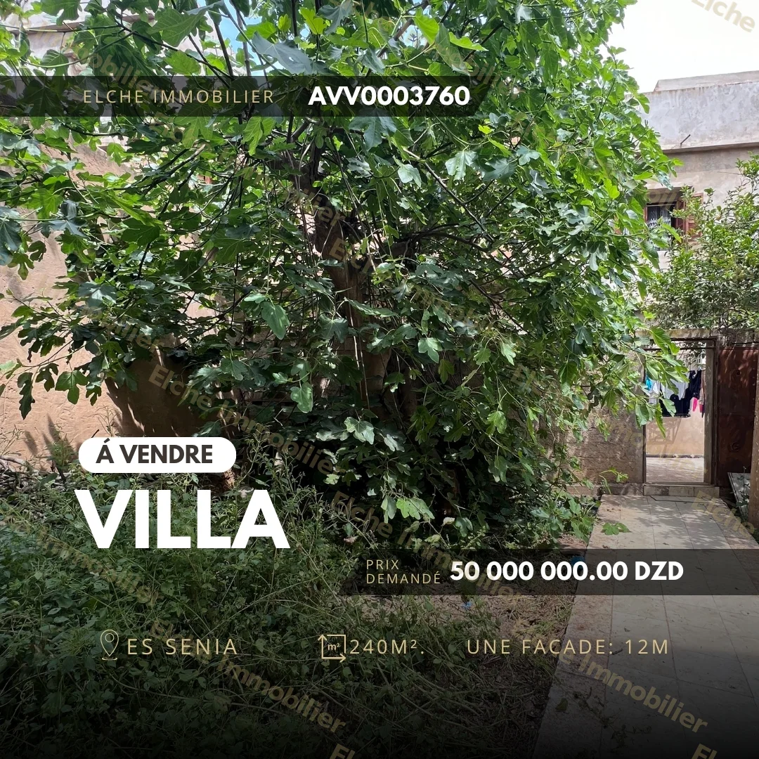 Villa R+2 à vendre