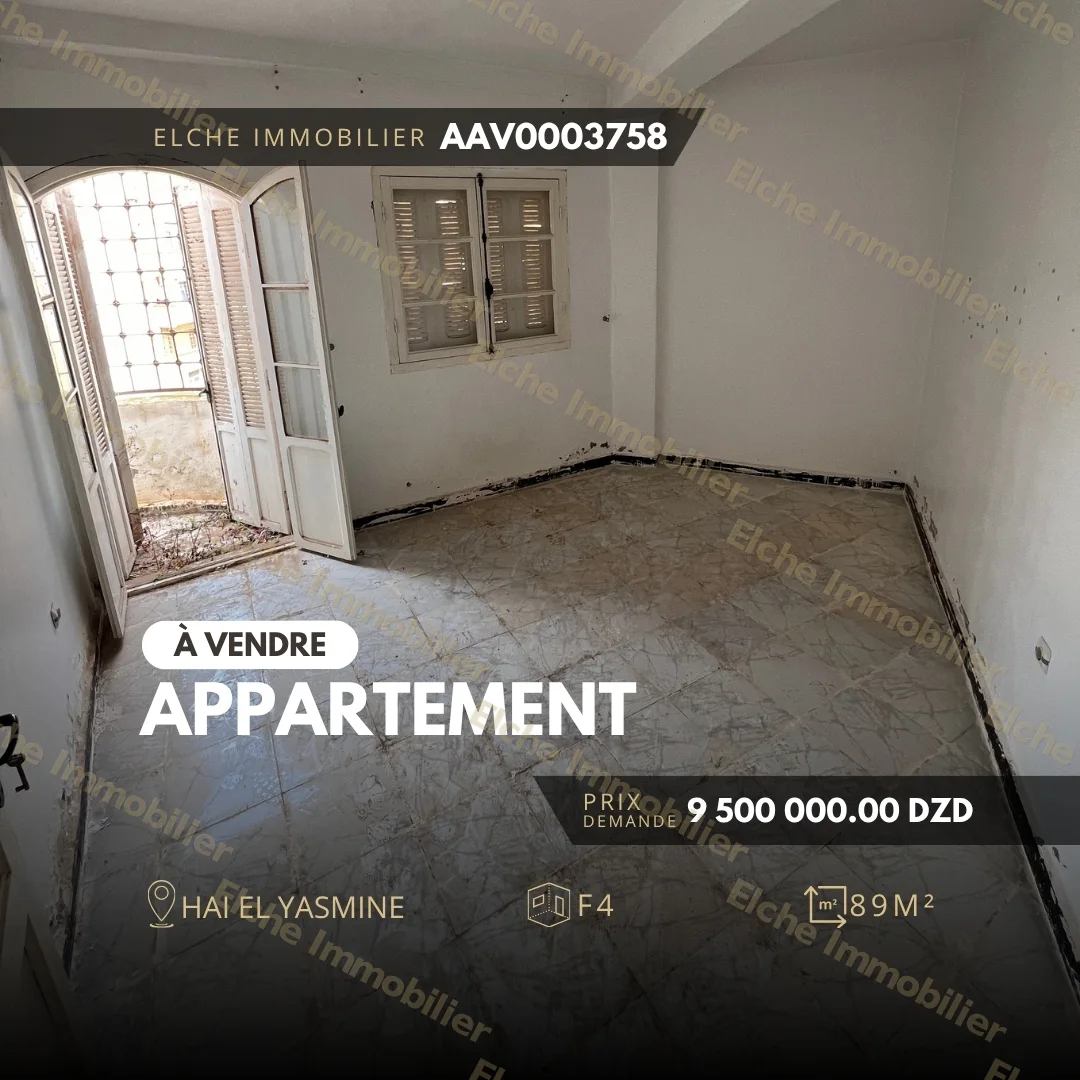 Appartement F4 à vendre