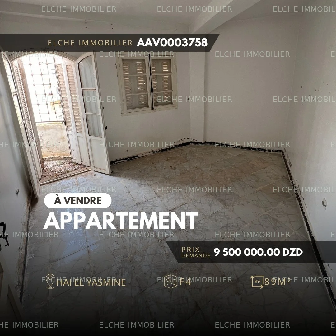 Appartement F4 à vendre