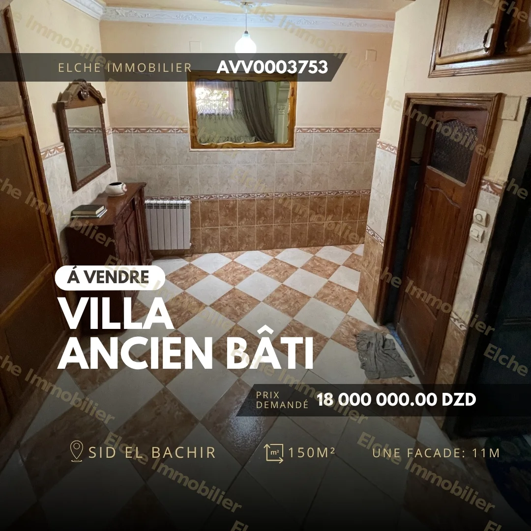 Villa R+1 à vendre