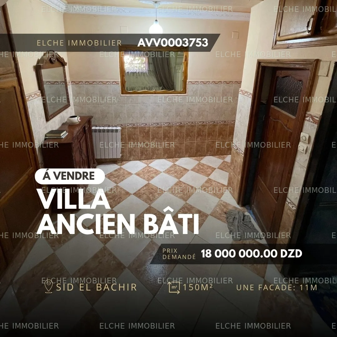 Villa R+1 à vendre