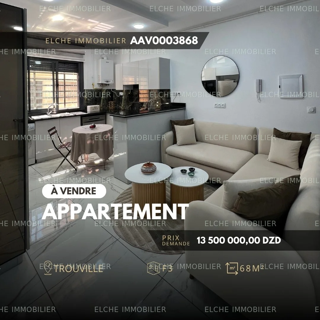 Appartement F3 à vendre