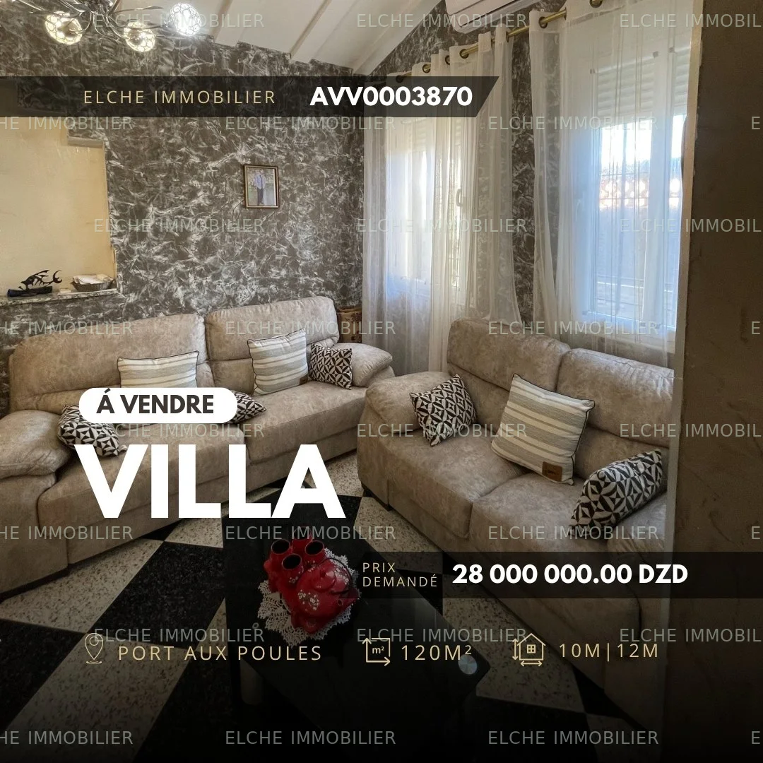Villa R+2 à vendre
