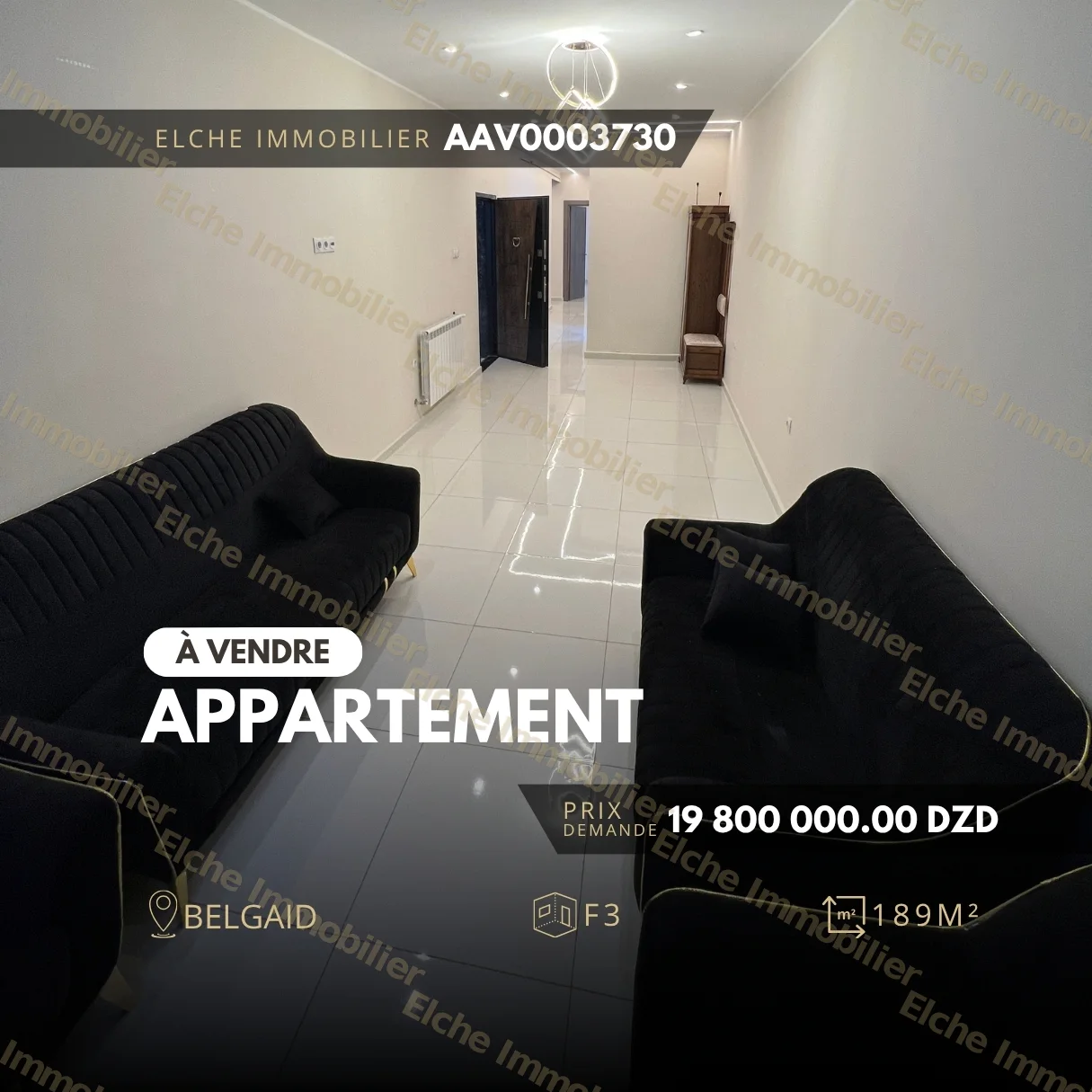 Appartement F3 à vendre