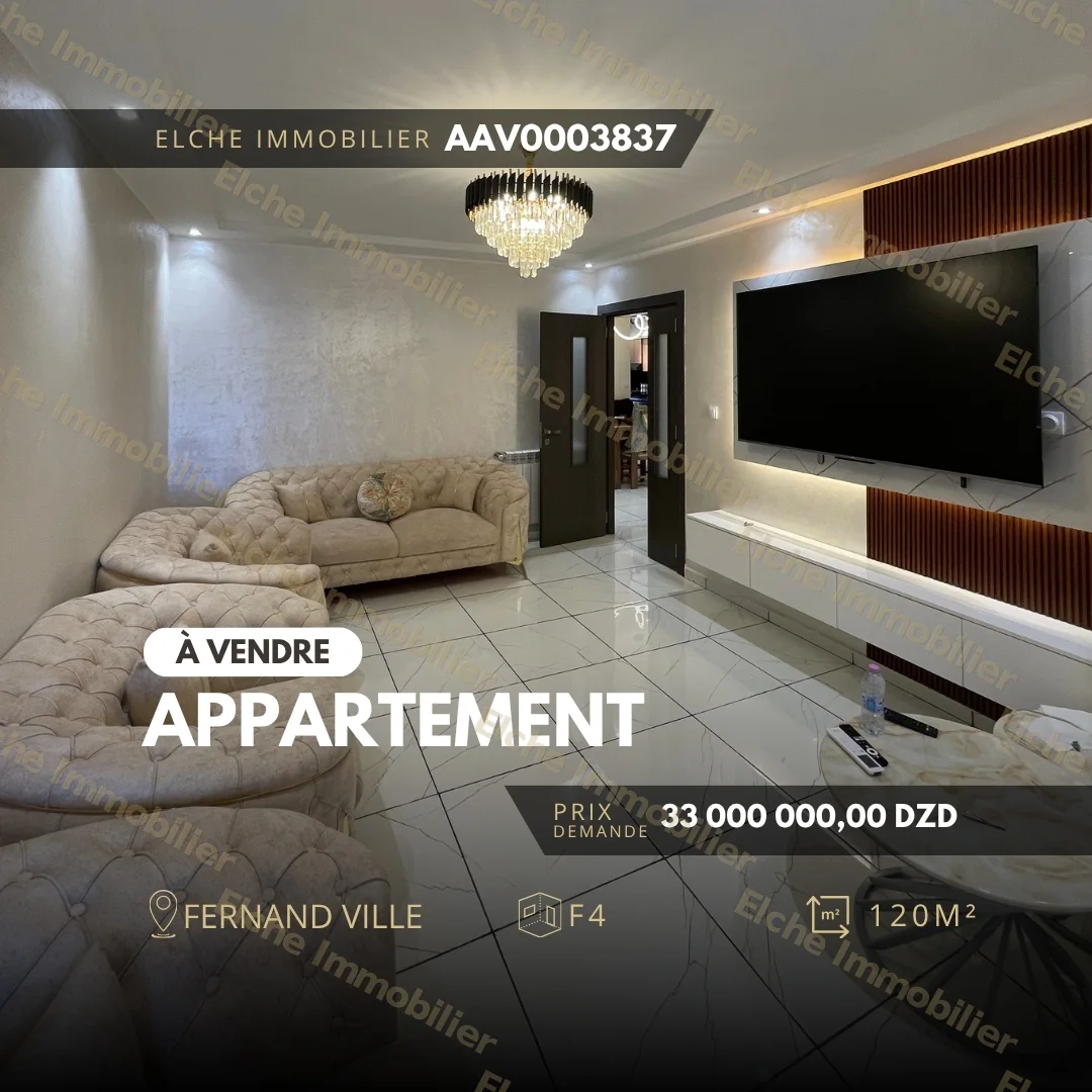Appartement F4 à vendre