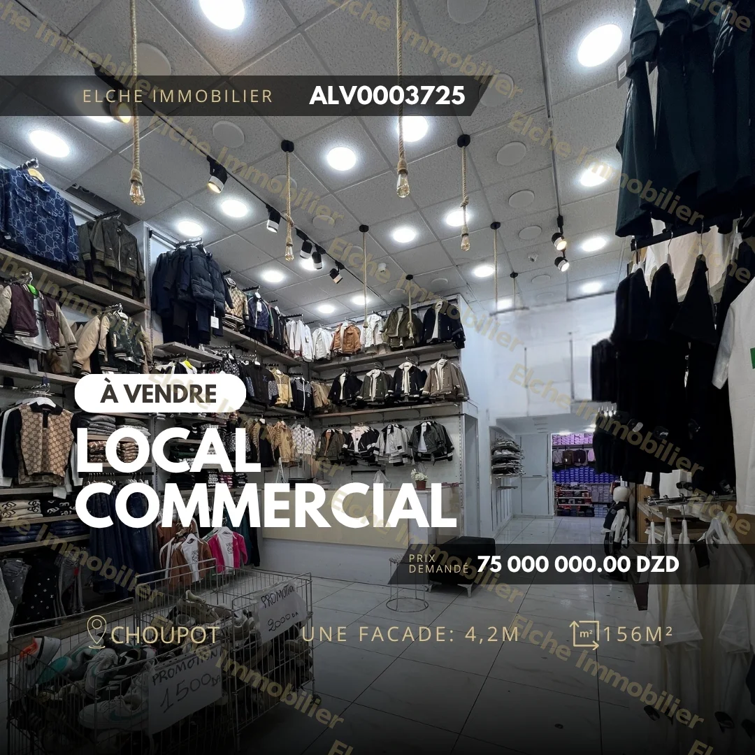 Local commercial à vendre