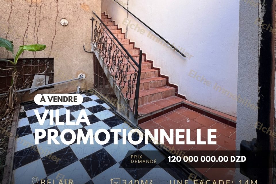Villa promotionnelle R+3 à vendre