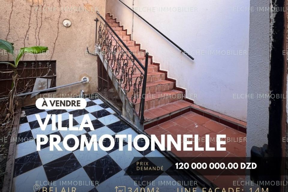 Villa promotionnelle R+3 à vendre
