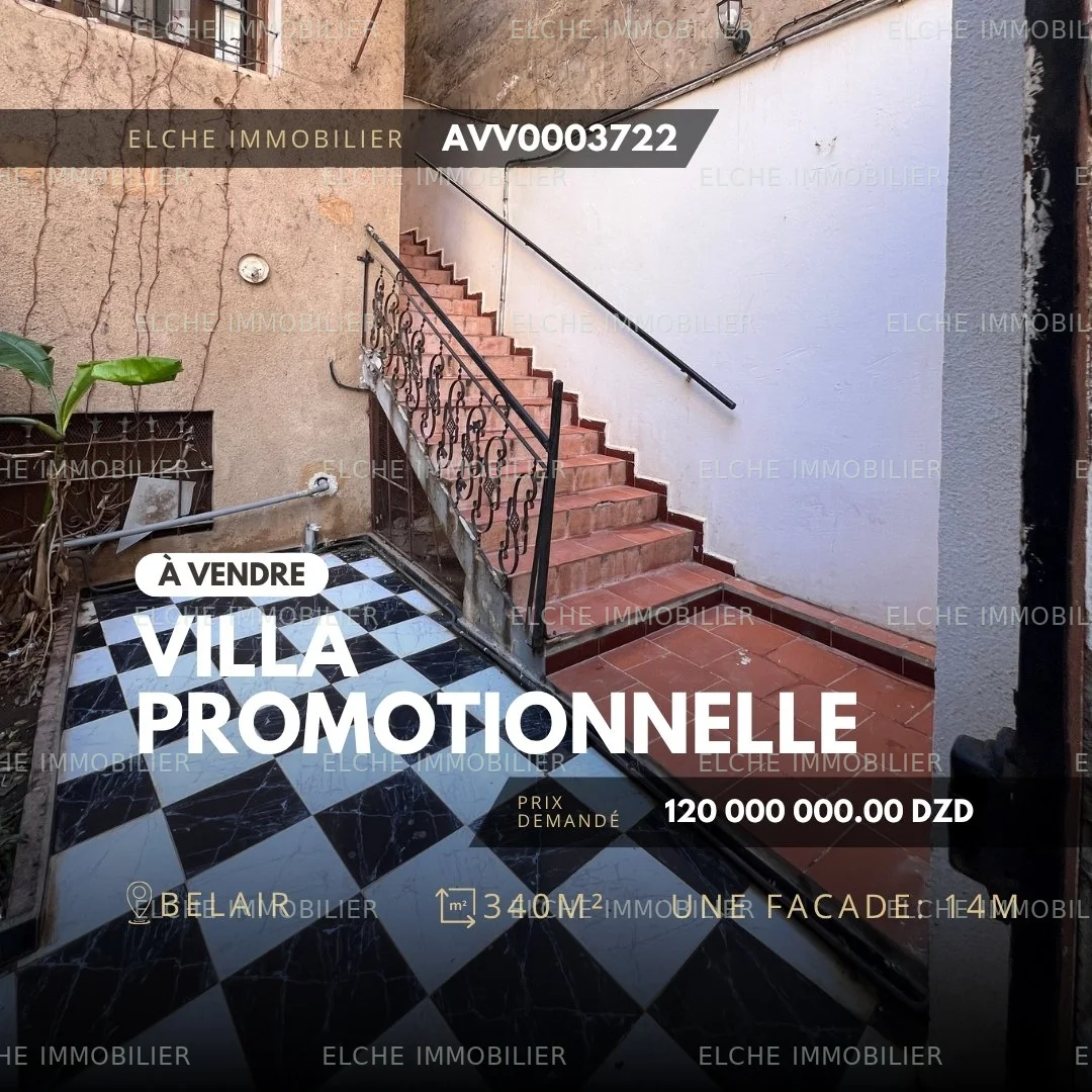 Villa promotionnelle R+3 à vendre