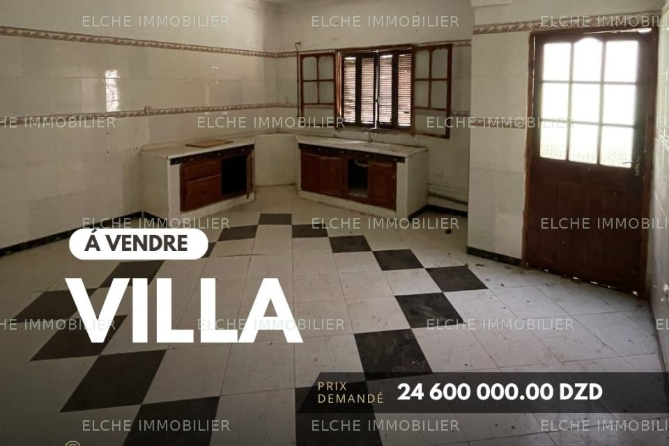 Villa ancienne bâtie R+1 à vendre
