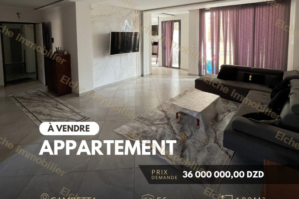 Appartement F6 à vendre