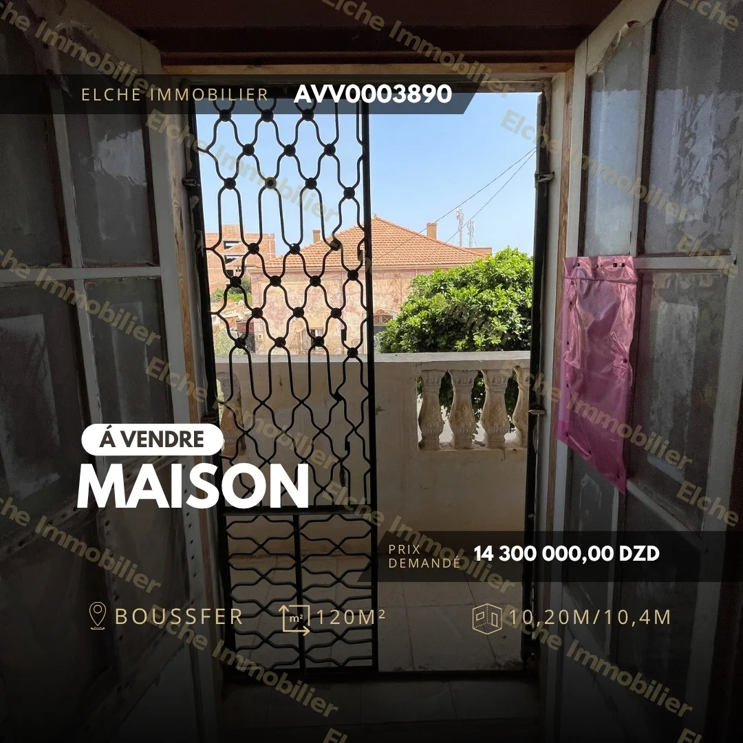 Maison R+1 à vendre