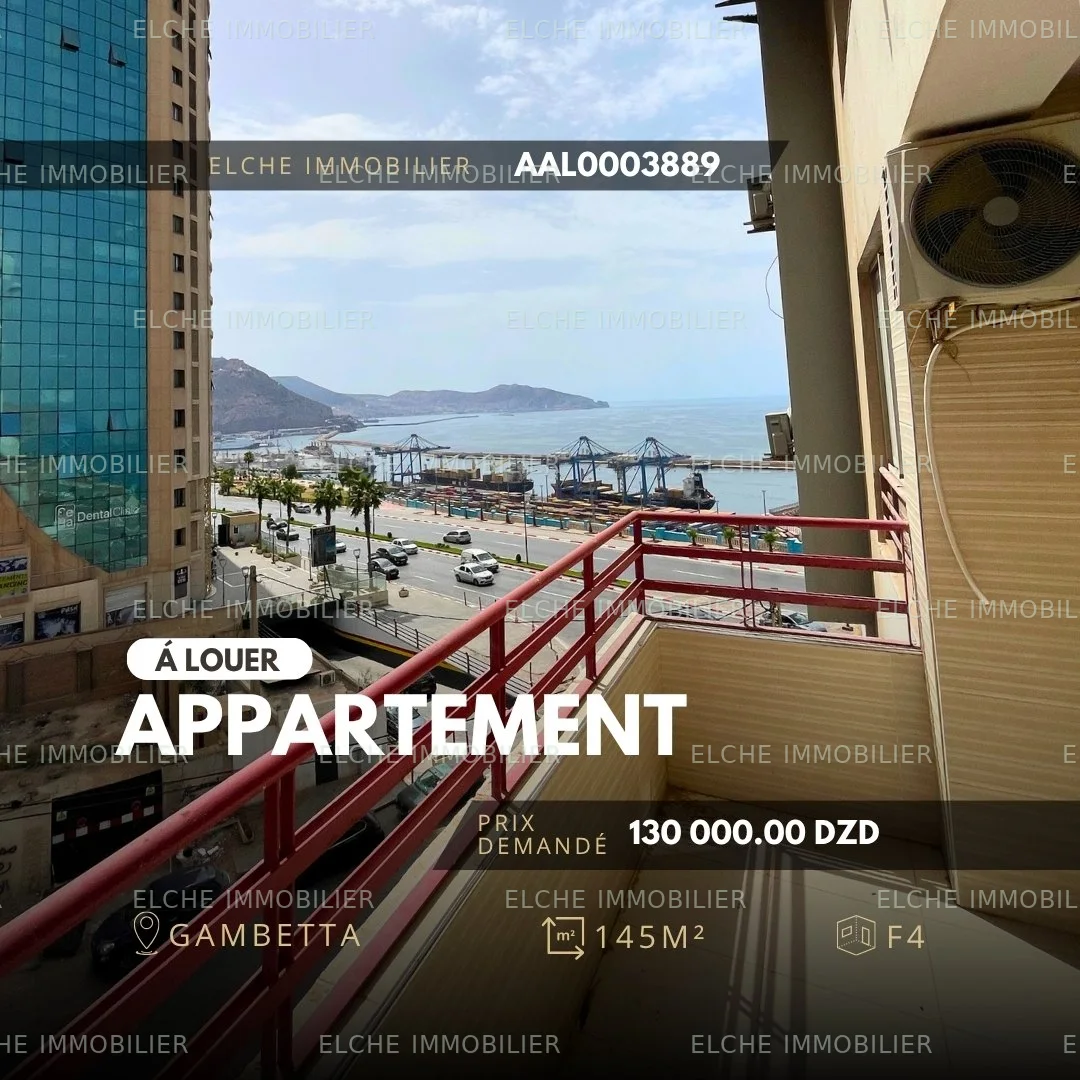 Appartement F4 à Louer
