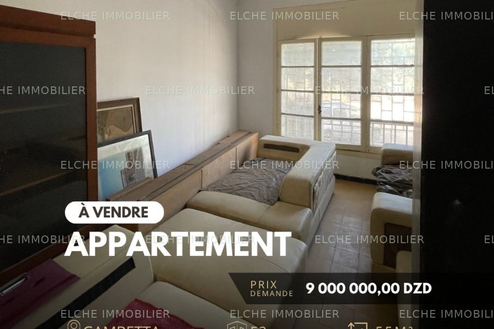 Appartement F3 à vendre