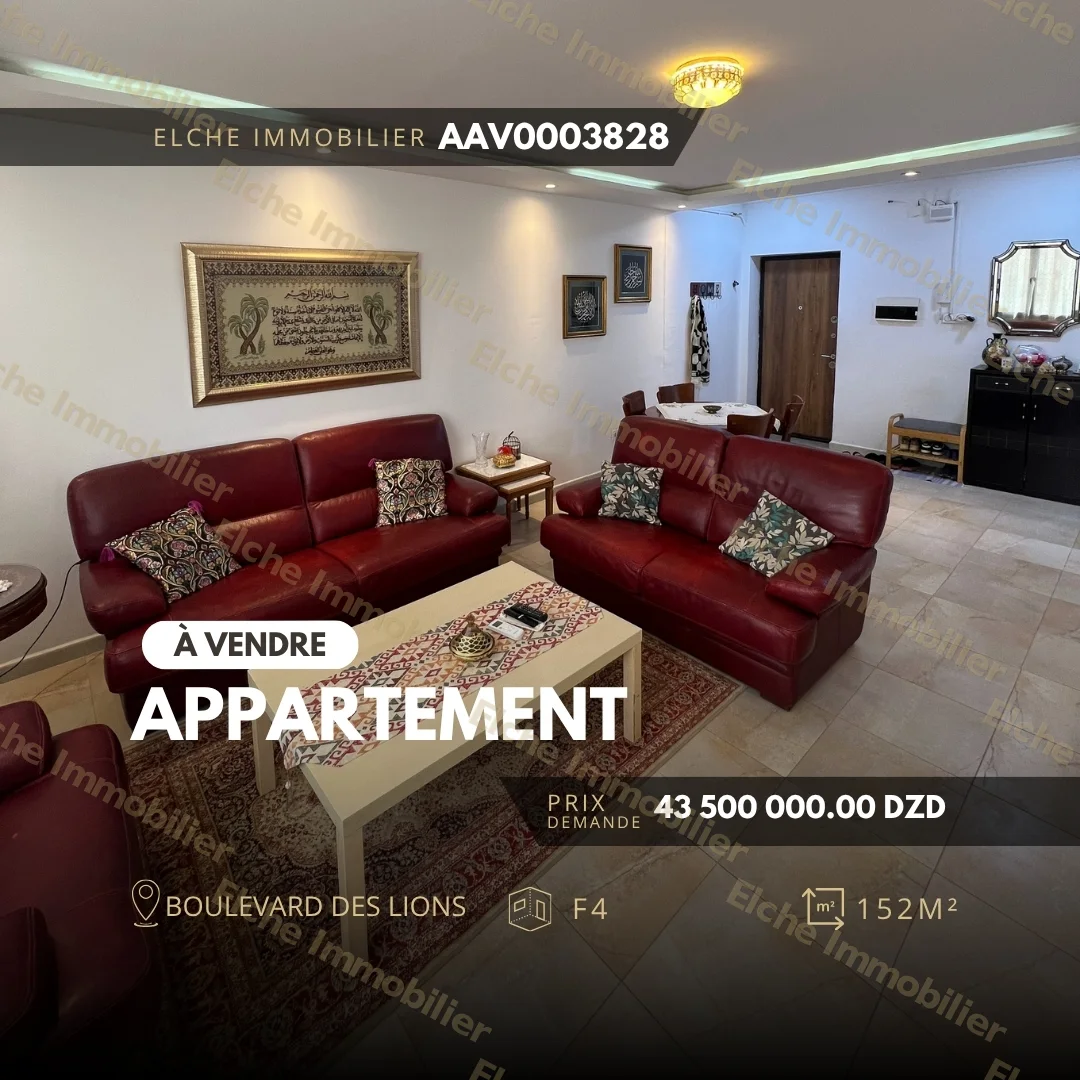 Appartement F4 à vendre