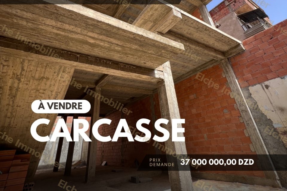 Villa carcasse R+2 à vendre