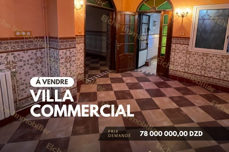 Villa commercial R+3 à vendre