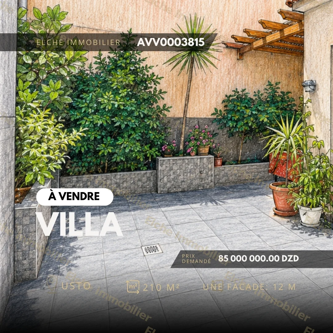 Villa R+1 à vendre