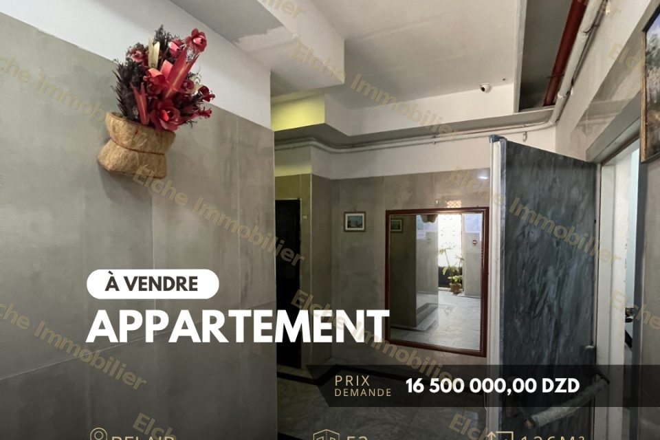 Appartement F3 à vendre