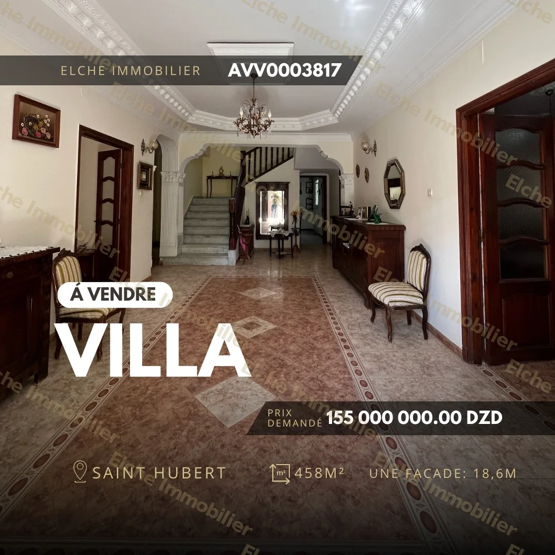 Villa R+1 à vendre