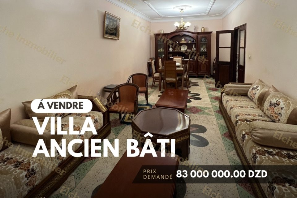 Villa ancien bâti à vendre