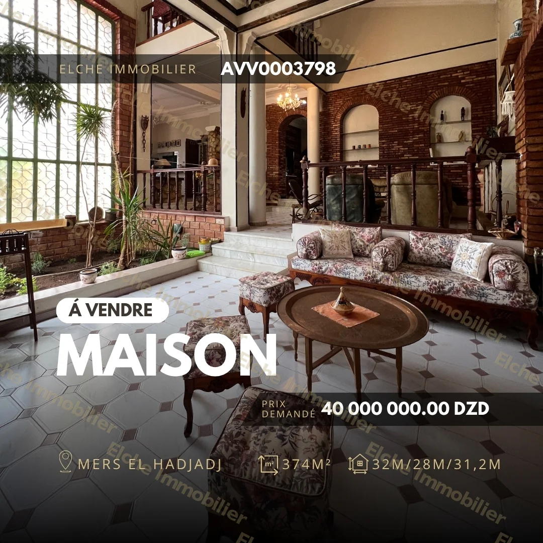 Villa R+1 à vendre