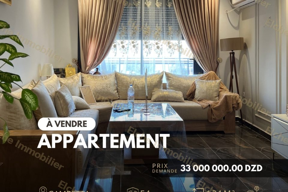 Appartement F4 à vendre