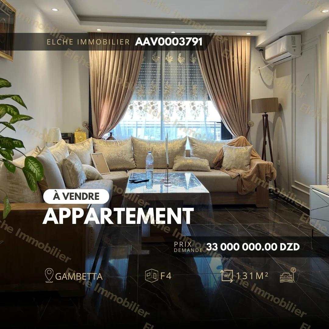 Appartement F4 à vendre