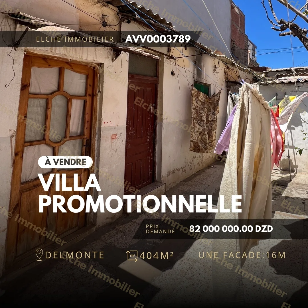 Villa R+1 à vendre