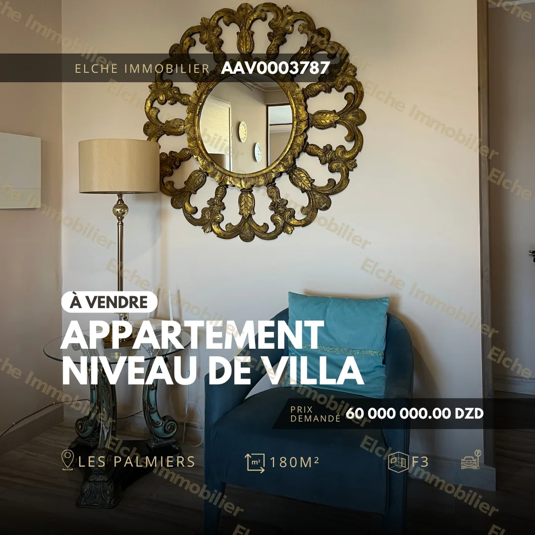 Apparrtement F4 à vendre