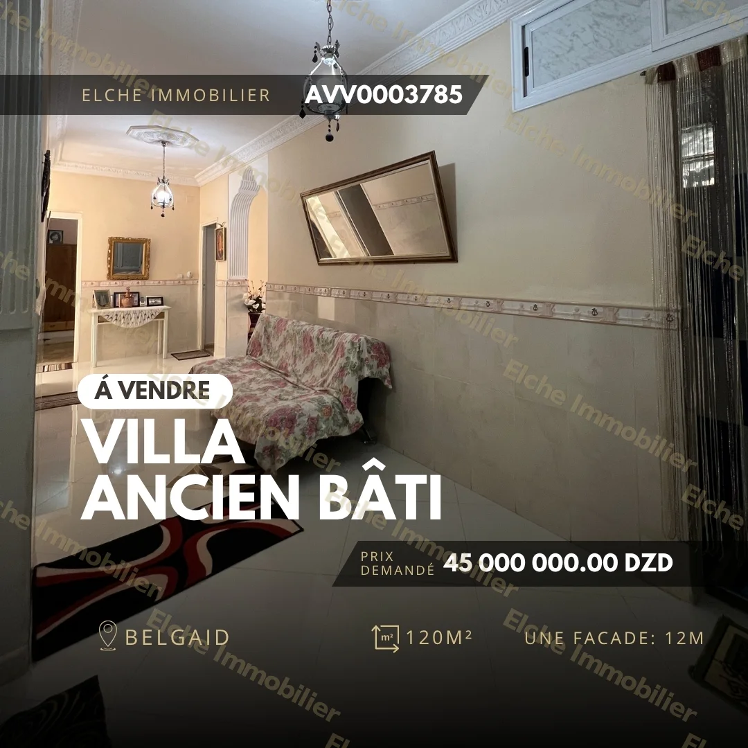 Villa R+1 à vendre