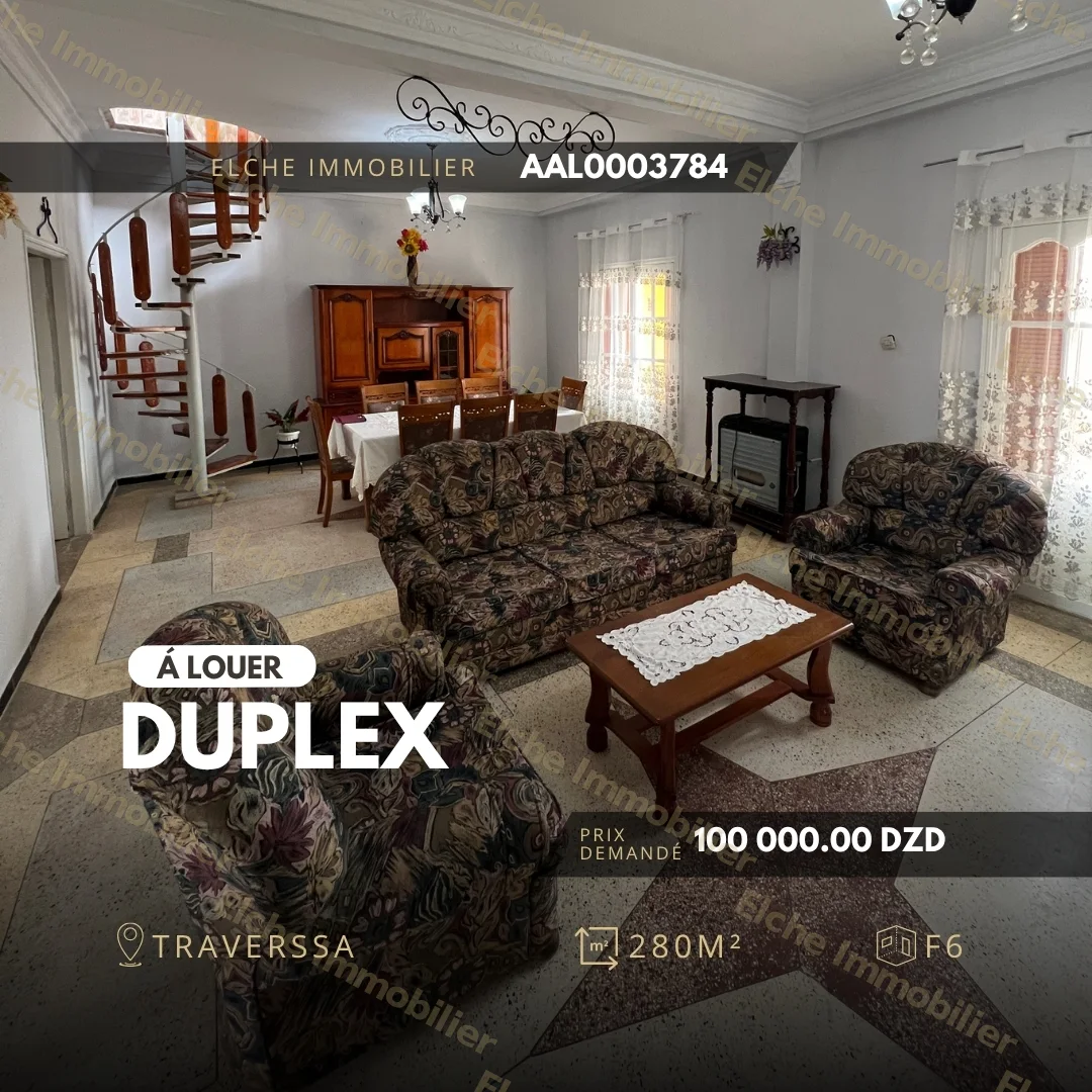 Duplex F6 à Louer
