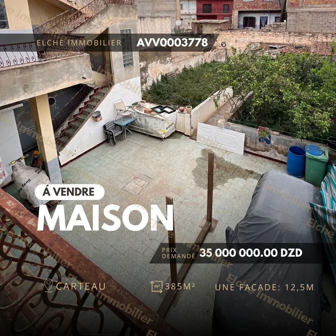 Villa R+1 à vendre