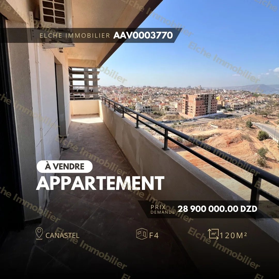 Appartement F4 à vendre
