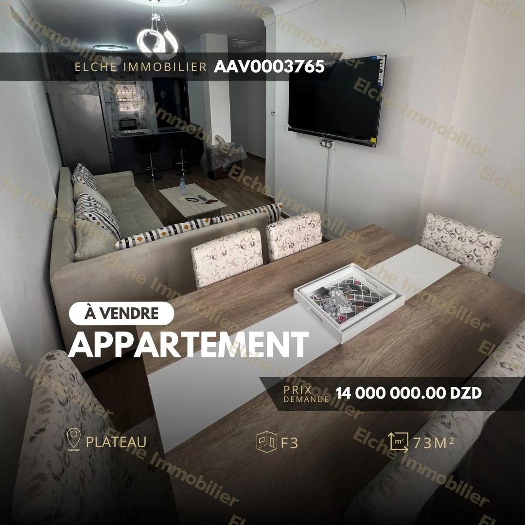 Appartement F3 à vendre