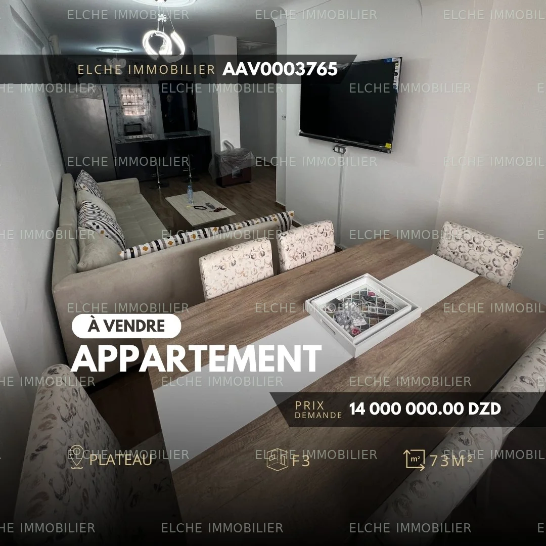 Appartement F3 à vendre