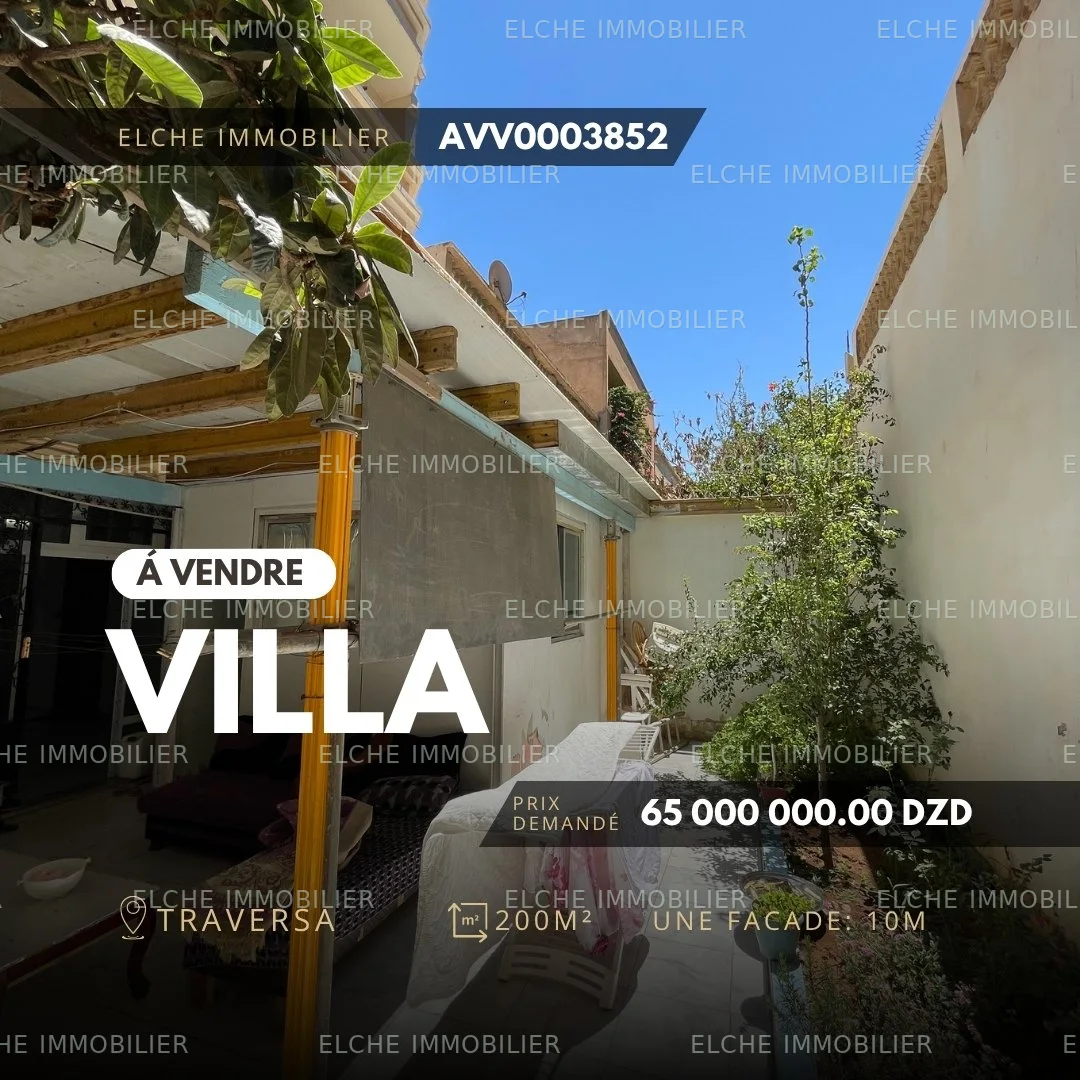 Villa R+2 à vendre