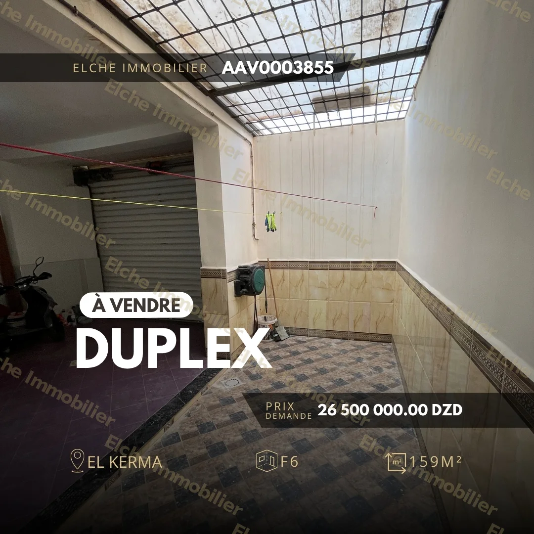 Duplex F6 à vendre