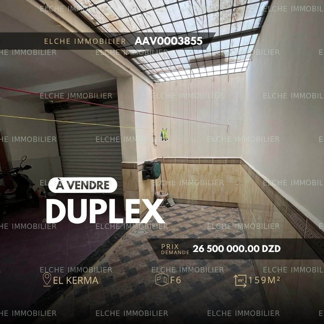 Duplex F6 à vendre