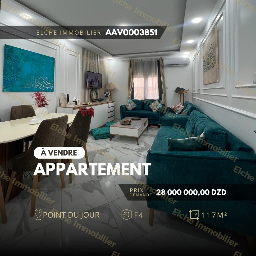 Appartement F4 à vendre