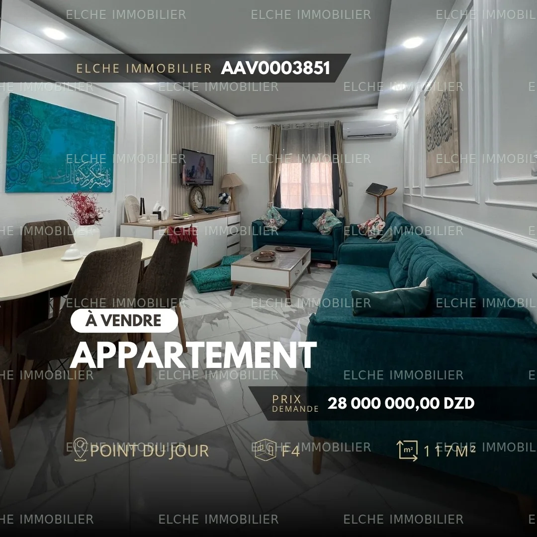Appartement F4 à vendre