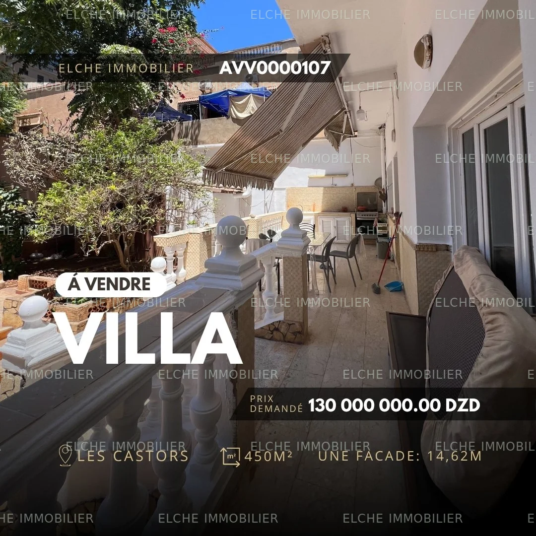 Villa R+1 à vendre