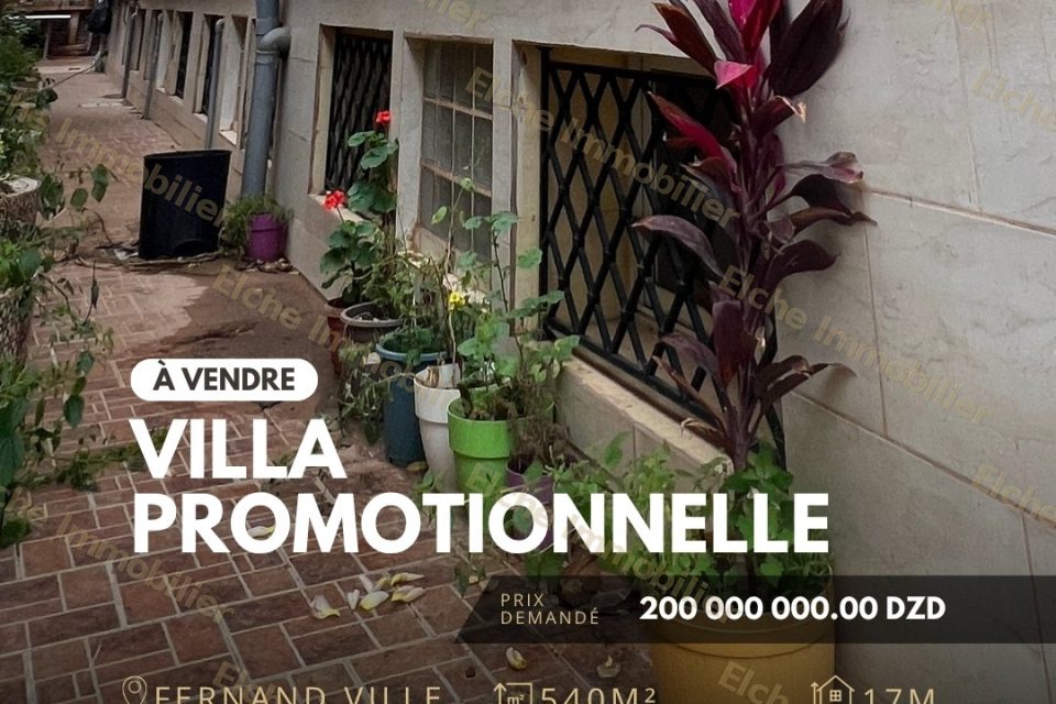 Villa promotionnelle R+1 à vendre