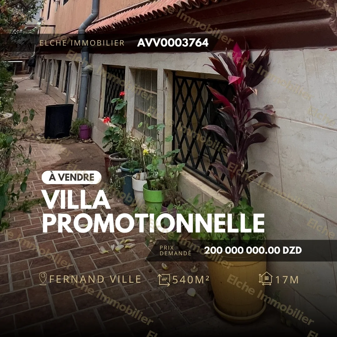 Villa promotionnelle R+1 à vendre