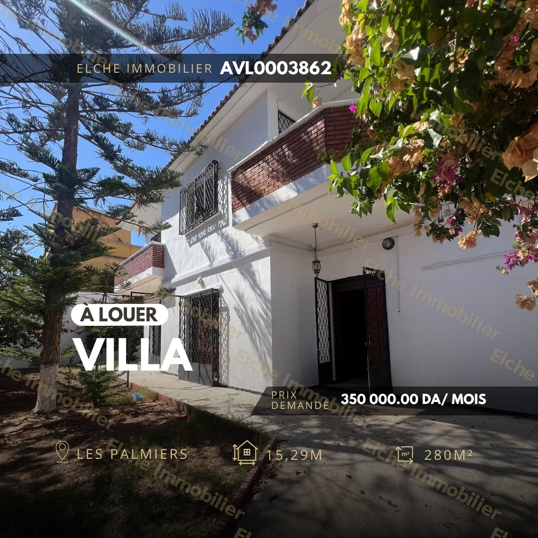 Villa R+1 à Louer