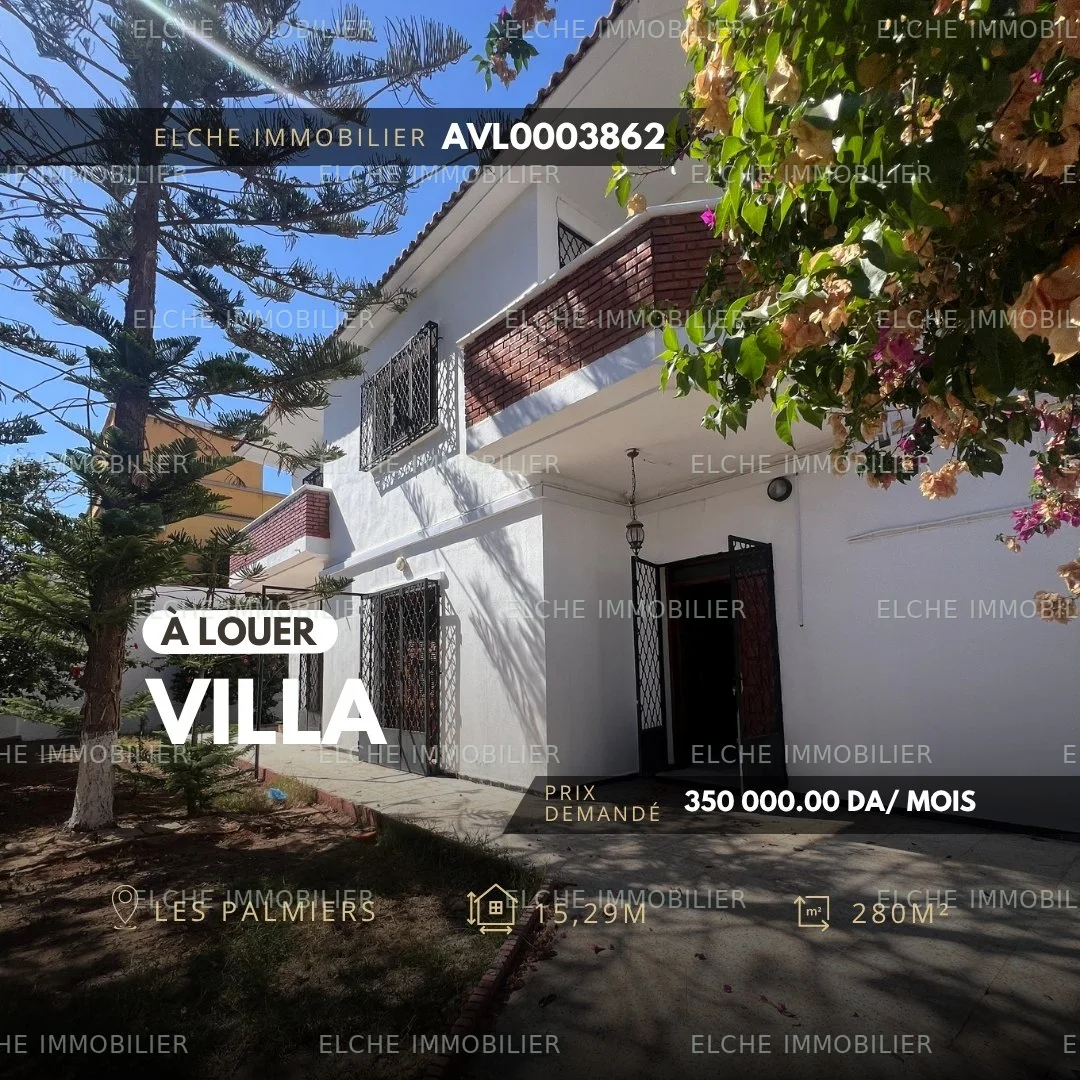 Villa R+1 à Louer
