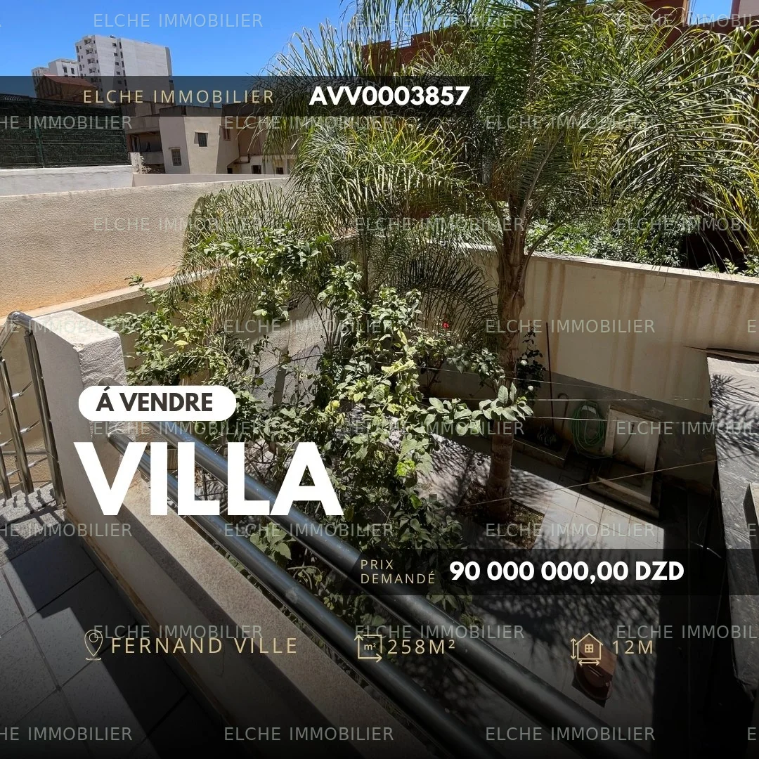 Villa R+2 à vendre