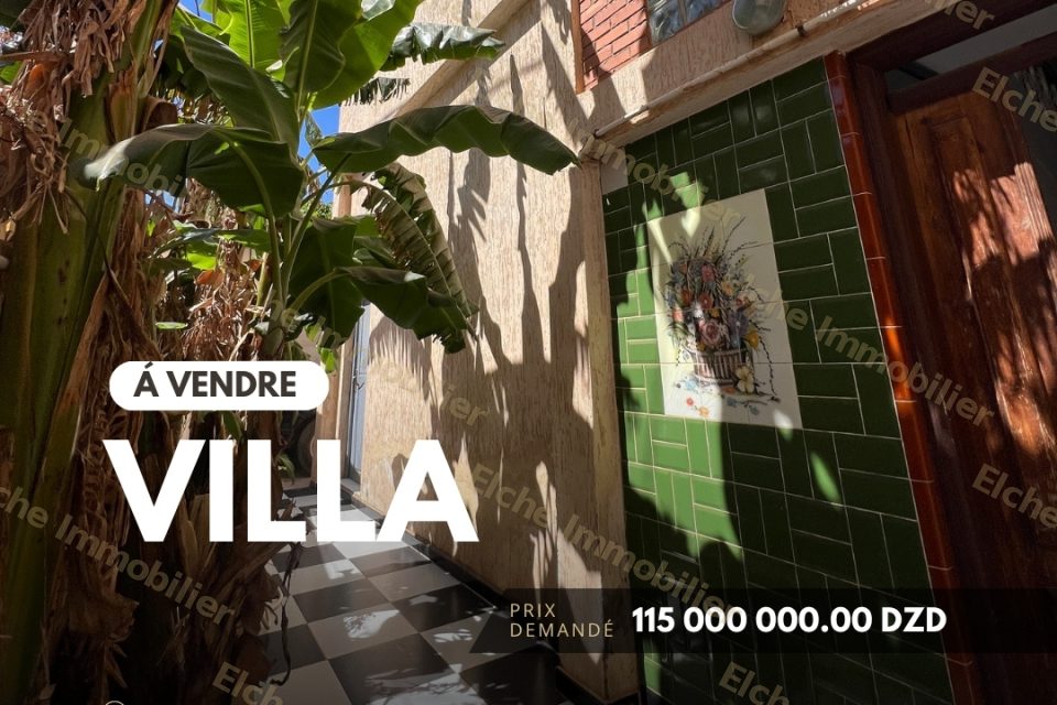 Villa R+1 à vendre