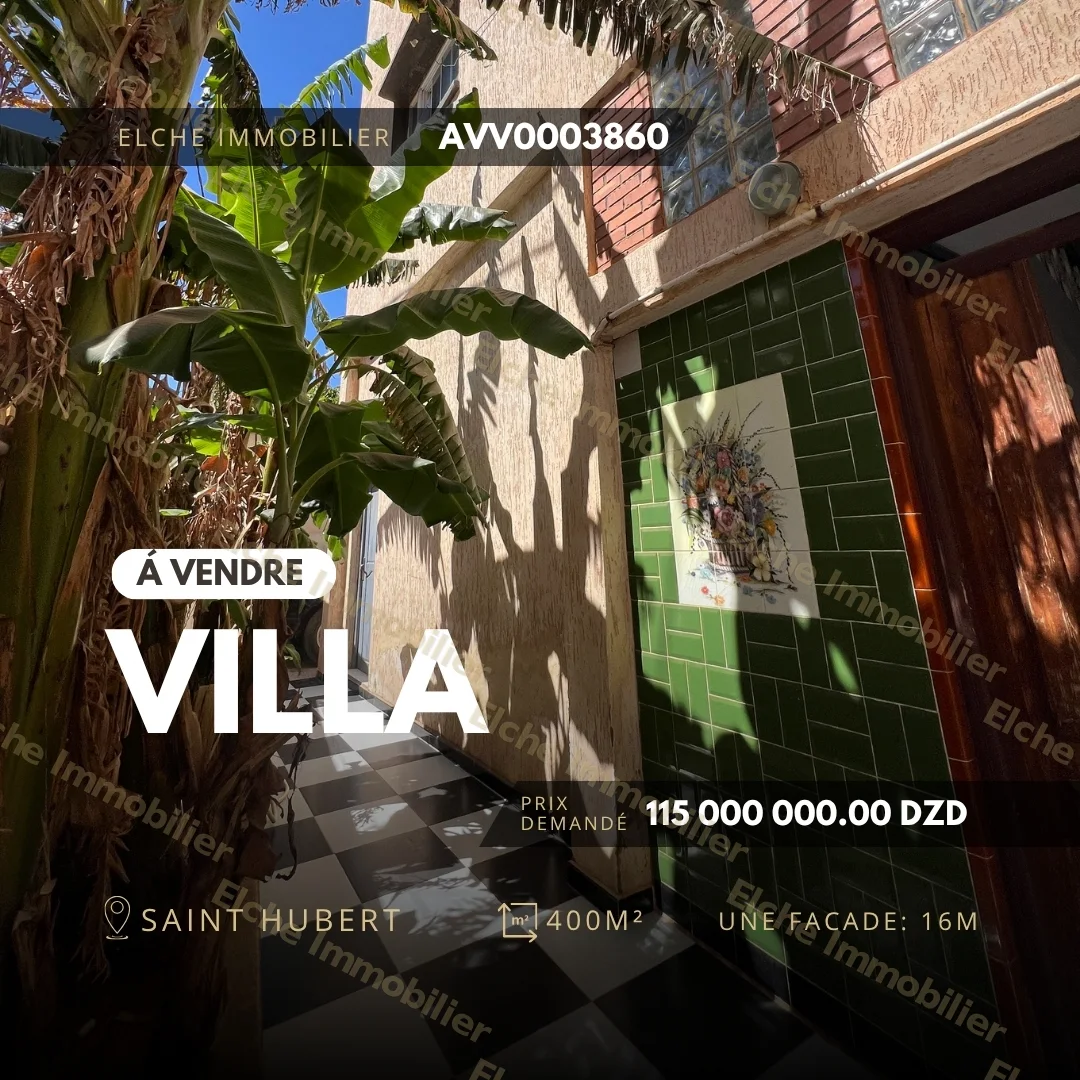Villa R+1 à vendre