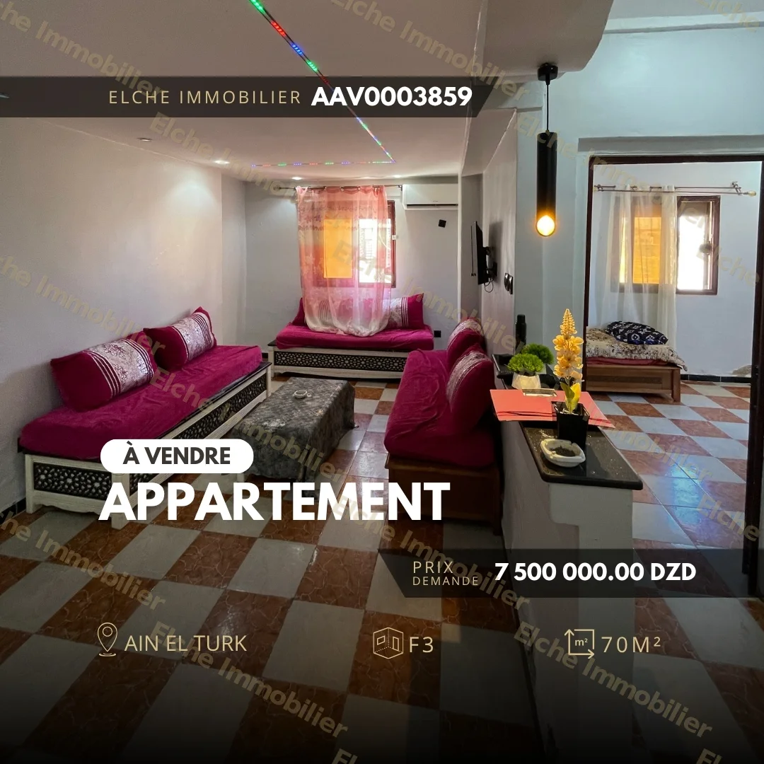 Appartement F3 à vendre